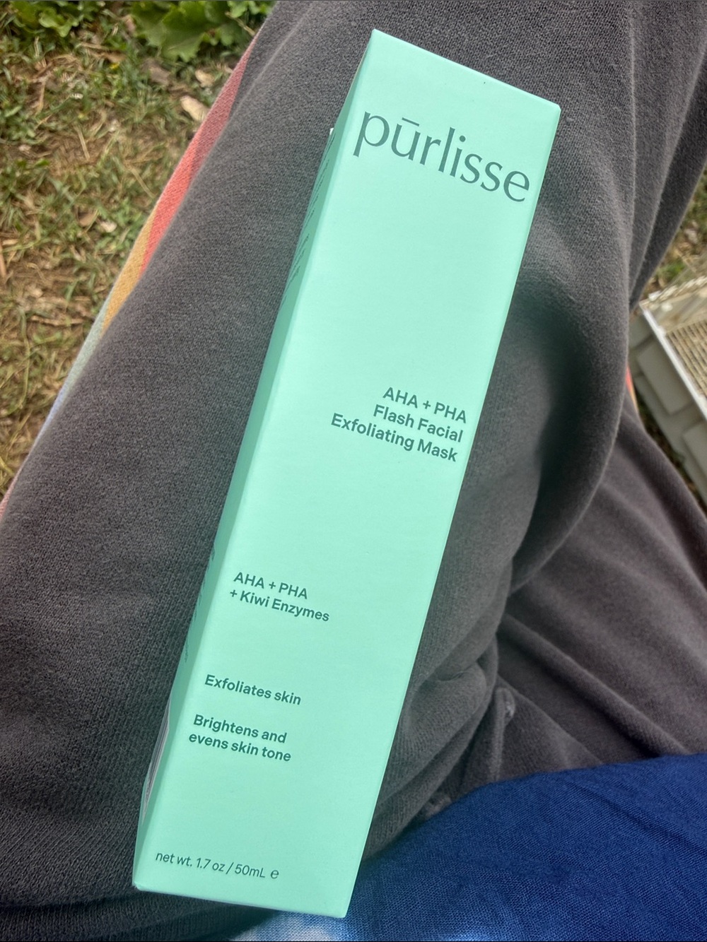 PURLISSE aha + pha flash facial exfoliating mask